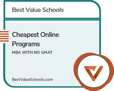 cheapest online mba no gmat.